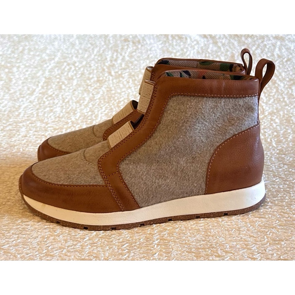 B.O.C. Hi Top Wool Fabric Sneaker / Ankle Boot Size 6 - Picture 3 of 11